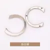 Botões decorativos de três furos em formato de C, costurados à mão em estilo vintage, botões de metal para roupas, casacos trench, jaquetas, suéteres e malhas