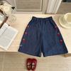 Conjunto de Verano para Niñas 2026 Nuevo Estilo para Niñas Jóvenes, Elegante Chaleco sin Mangas y Pantalones Cortos Delgados de Mezclilla Conjunto de Dos Piezas