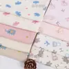 Tecido Veludo Cotelê Estampado Listrado Fino, 100% Poliéster Veludo Cotelê Estampado Colorido de 21 Listras, Estampa de Xadrez Floral de Desenho Animado Leopardo