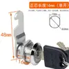 Cilindro de cerradura para armario Cerradura de puerta para taquilla de empleado Cerradura de leva tipo universal para buzón Cerradura para caja metálica de estudiante Cerradura para archivador
