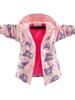 Chaqueta para Niña, Cortavientos Casual Forrado de Felpa, Nuevo Estilo Otoño 2026, Felpa que se Ilumina, Ropa Moderna para Niños de Primavera y Otoño