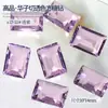 Z17 Gaopin Huazi Joias para Nail Art de Unha Cortada Atacado Açúcar Rocha Transparente Cristal Mágico Decoração de Unha Retangular com Ângulo Reto