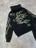 Sudadera con Capucha Estampada en Spray de Marca Europea y Americana de Moda, Conjunto de Top Casual, Nuevo para Otoño e Invierno 2025 en Europa y América
