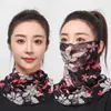 Mascarilla de Malla para el Sol, Bufanda de Cuello Versátil Fina de Verano Multifuncional, Bufanda Pequeña Versátil para el Cuello, Velo para Colgar en las Orejas, Bufanda de Seda para Mujer