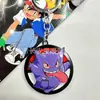 Llavero Caliente de Anime Pokemon Aleación de Zinc Rodamiento Diseño Giratorio Criaturas Mágicas Lindas