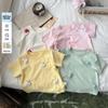 Ropa Infantil Coreana 2026 Verano Nuevo Estilo Coreano para Niñas Pequeñas y Niños Pequeños Camiseta Top Elegante de Manga Corta Color Sólido con Pato 3D
