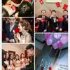 Sobres Rojos de Boda con Palabras Felices, Grandes, Medianos y Pequeños, Rellenos Creativos para Puertas de Boda, Suministros de Boda, Bolsitas Mini, Paquetes Rojos Pequeños, Leidezhu