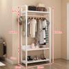 Cabide de Roupas para Quarto Cabideiro de Chão Guarda-Roupa Simples para Porta Varal de Roupas Cabideiro de Chão Roupas Novo Produto