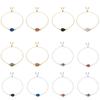 Pulsera de racimo de cristal en forma de lágrima directo de fábrica, personalidad femenina, imitación de piedra natural, colgante de resina, regalo de Navidad de amor