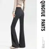 Pantalones casuales acampanados, nuevo estilo 2026, corte ajustado, versátiles, casuales y favorecedores para el trabajo, haciendo que las piernas parezcan más largas