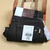 Primavera y Verano Sueltos Rectos Pierna Ancha Pierna Fibra de Poliéster Elastómero Algodón Delgado Negro Gris Blanco Pantalones de Mezclilla para Hombre