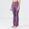 Calça Esportiva Uarun Feminina de Cintura Alta Flare, Justa, Alta Elasticidade, Sensação de Pele Nua, Calça de Corrida e Yoga de Cintura Alta