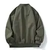 Chaqueta de Piloto para Hombre Primavera y Otoño Estilo Americano Ropa de Trabajo Chaqueta de Béisbol Retro Chaqueta Deportiva Negra Modelo Nuevo Tendencia 2026