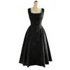 Vestido Feminino Ruiqiu Comércio Exterior Transfronteiriço Estilo Francês Elegante Design Outono 2026 Vestido Regata Texturizado Vestido de Comprimento Médio para Mulheres