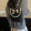 Puntos simples mujer un solo hombro niña moda mariposa dulce otoño nuevo bolso de doble hombro para ir al trabajo 2026 bolso de mano festival