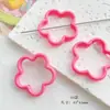 Acrílico Colorido Recortado Flor Grande Contas Dopamina Corrente de Celular DIY Material Artesanal Acessórios de Joia