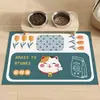 Tapete para comida de mascotas, tapete para piso, tapete para platos, tapete para el hogar, antideslizante, antimanchas, impermeable, tapete para jaula de perros, tapete para alimentación, nuevo
