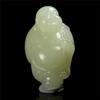 Peça de Mão de Jade Afegão Natural, Jade Olho de Gato Verde e Branco, Ornamento de Mão Pixiu Tartaruga Dragão, Presente de Jade Transmissão ao Vivo