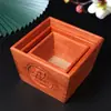 Cubo de Arroz de Palosanto Rojo Madera Maciza Sin Pintar Cubo de Arroz Diario Apertura de Arroz Dorada Adornos Creativos de Escritorio para Sala de Estar Venta al por Mayor