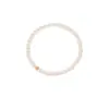 Pulseira de Pérolas Imitação Swarovski com Contas de Vidro e Cobre, Fio Elástico, Pulseira Feminina, Design Exclusivo de Nicho, Sensação de Luxo para Melhores Amigas