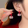 Hazte Rico Pronto, Año del Caballo, Pendientes de Caballo Rojo, Nuevo Estilo Popular 2026, Pendientes de Gama Alta para Mujer