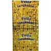 Feliz Aniversário Quadrado de Luz Festa de Aniversário Decoração de Cena de Festa Layout de Cena Acessórios de Balão