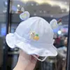Sombrero de Sol Delgado para Bebé de Verano, Transpirable que Absorbe el Sudor, Sombrero de Pescador, Ajustable para Primavera y Otoño, Súper Lindo Sombrero Fetal para Bebé