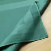 Servilletas personalizadas transfronterizas de satén 100% algodón, tela de servilleta de color liso simple para banquetes de hotel y uso doméstico, tela decorativa