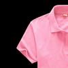 Polo amarillo pequeño estándar de manga corta de poliéster y algodón, súper suave y transpirable.