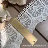 Em estoque Novo Lolita Bordado Solúvel Em Água Lace Leite Seda Único Lado Flor Onda Lace Lace Código De Barras