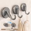 Ganchos de Ventosa, Sin Rastro, No Requieren Taladro, Ganchos Adhesivos de Vacío de Fuerte Carga para Cocina, Detrás de Puertas, Baño, Inodoro, Ganchos Adhesivos de Pared