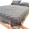 Funda de colchón de forro polar para invierno, terciopelo de leche, engrosada y cálida, nuevo modelo 2026, protector de colchón, funda de colchón suave y cómoda
