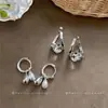 Brincos de pérola com pingente de gota d'água estilo coreano, brincos de moda requintados de nicho, brincos simples e versáteis, elegantes e estilosos