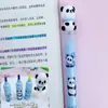 Resaltador de panda de dibujos animados con combinación de colores, estudiante, tres en uno, cabeza oblicua, bolígrafo para cuenta manual, marcador de color, bolígrafo de color para graffiti