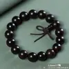 Pulsera de Cuentas de Sándalo Rojo de Laos 108 Cuentas Estilo Étnico Pulsera de Secuoya Unisex Regalo Coleccionable Mayoreo