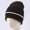 Nuevos Gorros de Punto para Hombre Otoño e Invierno, Gorros Cálidos de Lana Jacquard Bloque de Color, Gorros de Invierno Versátiles Estilo Coreano para Circunferencia de Cabeza Grande para Mujer