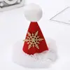 Decoração de Chapéu de Presente de Natal 2025 Grampo de Cabelo Adereço de Cabeça para Fantasia de Natal Acessórios de Cabelo Bico de Pato Presente de Natal para Estudante