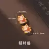 Pingentes Espaçadores Banhados a Ouro que Preservam a Cor Sonho de Lótus Caçador de Sonhos Caractere da Sorte Espaçadores com Furo Passante Acessórios DIY Pingentes para Pulseiras