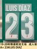 19-20 21-22 Liverpool Champions League Colección Local Ropa para Adulto A+ Jersey Número Letra Transferencia de Calor Número Caliente