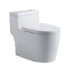Asiento de Inodoro para el Hogar Jomoo para Baños Pequeños, Inodoro Cerámico con Sistema de Descarga Sifón Super-Swing para Uso Doméstico