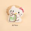 Muñeco de peluche Mahjong de dibujos animados, muñeca Sanrio Hello Kitty, accesorios para el cabello DIY, broche, accesorios para mochilas escolares