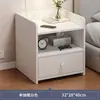 Lámpara de mesa de noche de lujo ligera, simple y moderna, estante de almacenamiento de noche, gabinete de almacenamiento italiano pequeño estilo ins, gabinete de almacenamiento para dormitorio