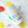 Decoración de Fiesta de Cumpleaños Plato de Papel Desechable Vajilla Plato para Pastel Celebración de Fiesta Infantil Plato de Restaurante