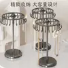Soporte de Exhibición para Joyería, Soporte para Puesto de Mercado Nocturno, Exhibidor Giratorio para Tienda de Joyería, Colgador para Pendientes, Collares, Pulseras, Estante de Exhibición