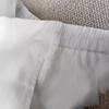 ¡Verano bi en!!! Tela de Lino Despertador Armario Simple Dos Tonos Combinan con Todo Pantalones Cortos Mujer Verano Nuevo