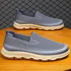 Zapatos de Verano para Hombre sin Cordones, Zapatos Casuales para Hombre de Tejido Fly-Knit, Zapatos Cómodos de Talla Grande, Tenis Transpirables de Moda, Zapatos de Malla, Zapatos para Hombre