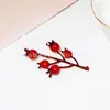 Accesorios de Frutas Rojas del Fabricante, Flores Artificiales Rojas, Cubo de la Fortuna, Frutos de Acebo, Arreglos Florales, Bayas Artificiales para el Festival de Primavera, Accesorios Decorativos