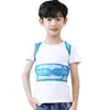 Estoque de liquidação cinto infantil invisível para correção de postura, leve e respirável, cinto corretor de suporte para as costas anti-corcunda para estudantes, disponível para dropshipping