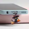 Gato Bruxo Acrílico 2D Novo Adequado para Conector Android Tipo-C de iPhone/Mão