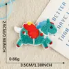Novo Envelope Vermelho de Ano Novo Patch de Bordado Mini Pônei Autoadesivo Capa de Celular Patch de Decoração DIY Aplique